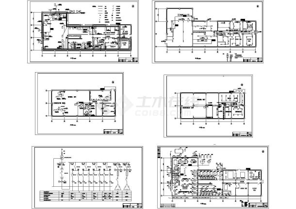 某工厂全套电气设计CAD施工图-图二