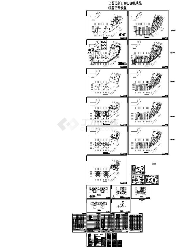 湖南28层高层综合楼给排水施工图-图二