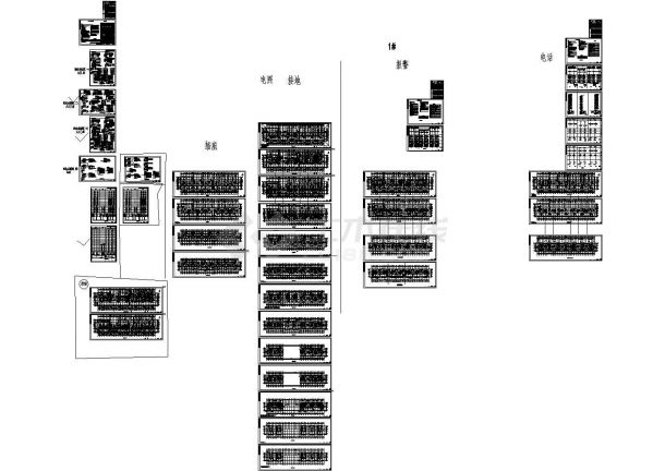 鞍山某20层住宅楼电气cad施工图纸-图一