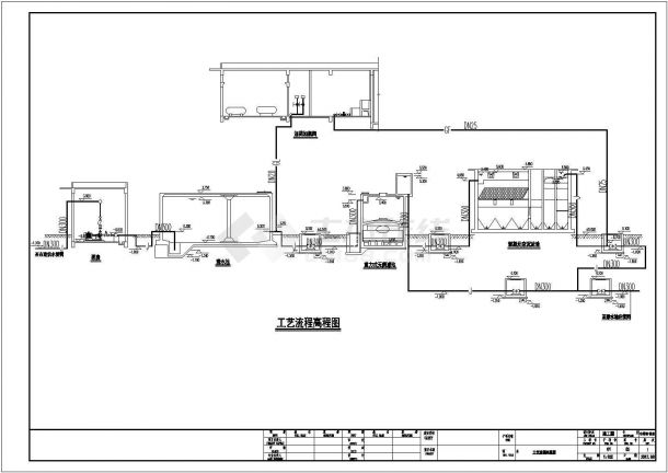 广东某小型水厂全套施工CAD图纸-图二