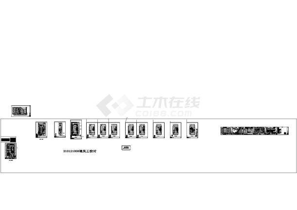 浙江商业购物广场给排水设计施工图（地下室）-图一