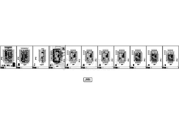 浙江商业购物广场给排水设计施工图（地下室）-图二