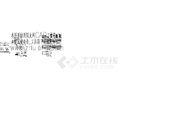 云南博融汽车东风日产4S店给排水CAD成套图纸-图一