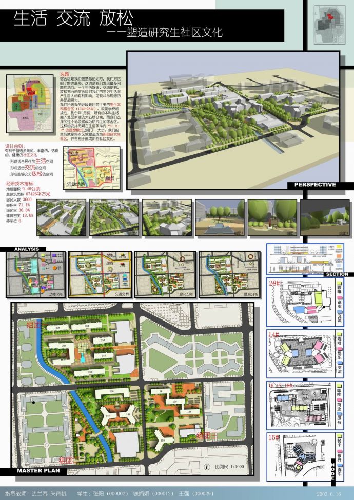 [方案][清华大学]校园规划及城市设计方案-第一组_图1