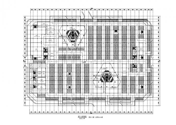 厦门高层-地下1～3层建施平面CAD图_图1