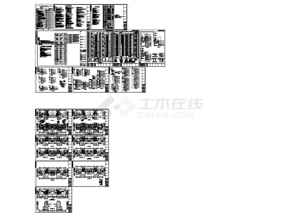 三十二层住宅楼电气CAD施工图-图一