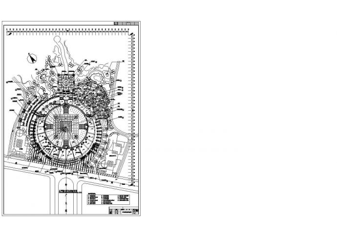 用地84776平米规划工程图【总平面布置及材料配置图2个CAD文件_图1