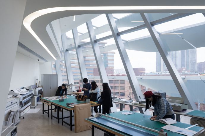 香港理工大学创新楼室内设计实景图_图1
