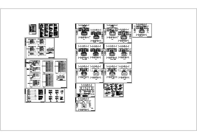 某高层住宅小区电气施工图纸设计_图1