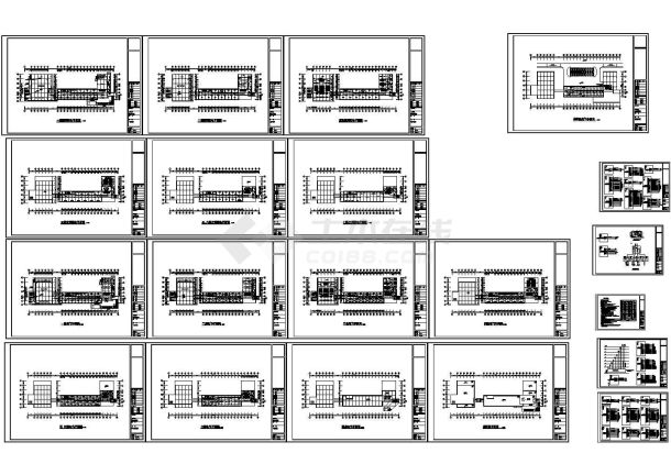 某7层综合办公用房电气施工图纸-图一