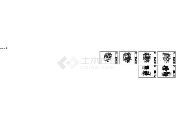 某13.15米三层别墅建筑设计方案图-图一