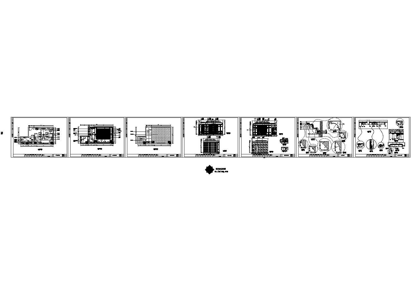 [北京]国际量贩式KTV包厢室内装修设计施工图