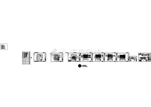 [厦门]高档量贩式KTV包厢室内装修设计施工图-图二