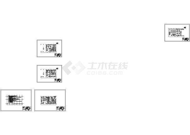 某乡镇现代小型超市（营业面积177㎡）装修设计cad平面施工图（甲级院设计）-图一