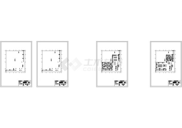 某现代小型超市（营业面积130㎡）室内装修设计cad平面施工图（标注详细）-图一