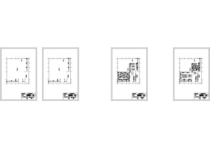 某现代小型超市（营业面积130㎡）室内装修设计cad平面施工图（标注详细）_图1