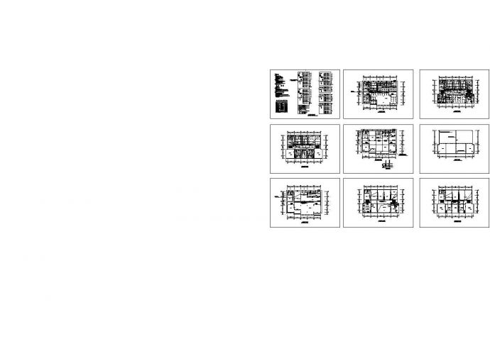 三层办公楼电气设计CAD施工图纸_图1