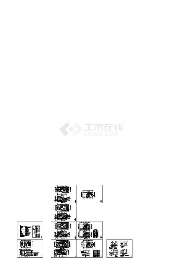 [上海]某生态住宅示范楼电气施工图纸-图一