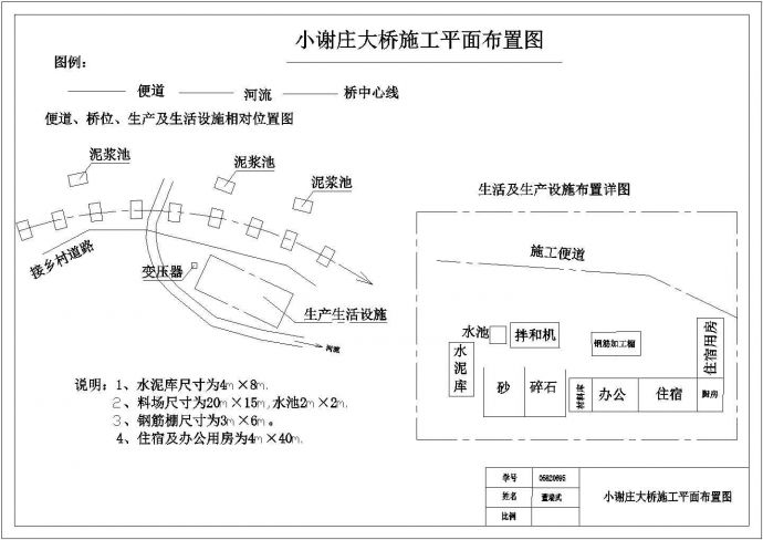 [学士]小谢庄大桥施工组织设计_图1