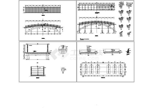 拱桥施工大样图-图二
