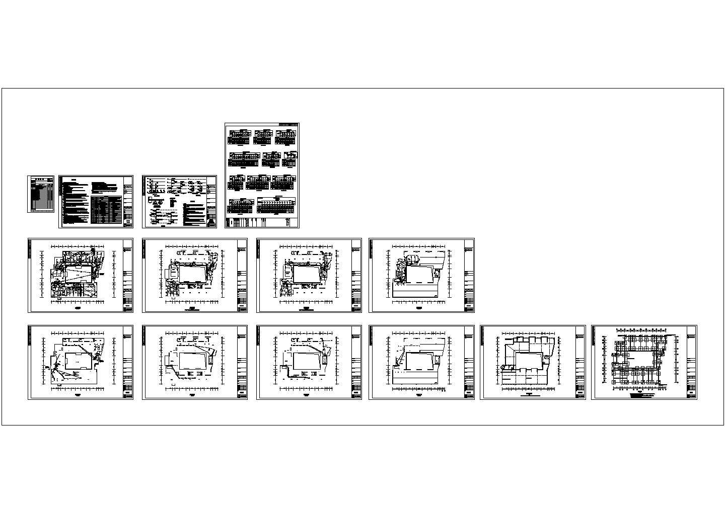 某4层幼儿园电气CAD施工图