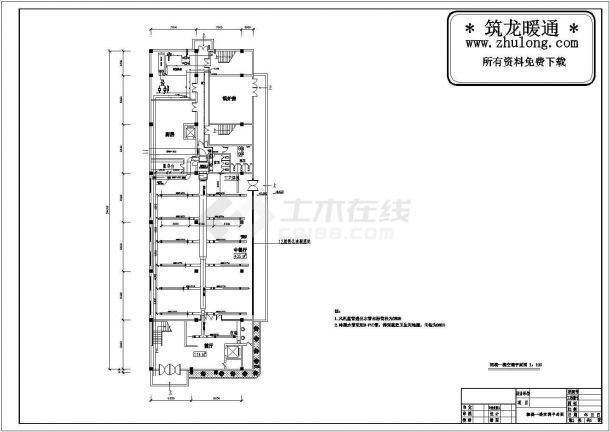 某三星酒店中央空调设计cad施工图-图一