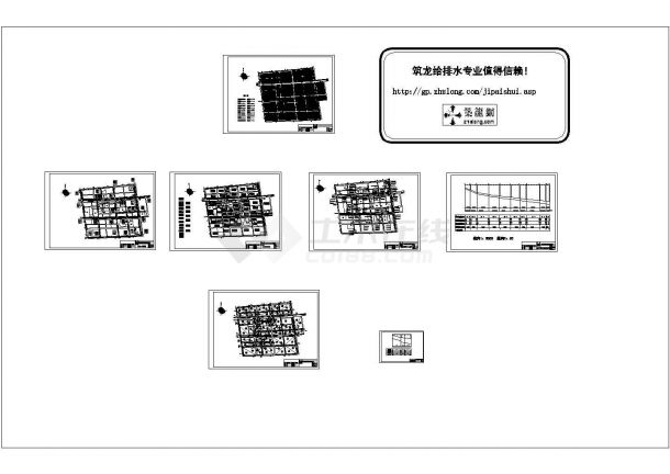 南京某大学给排水管网课程设计图纸-图二