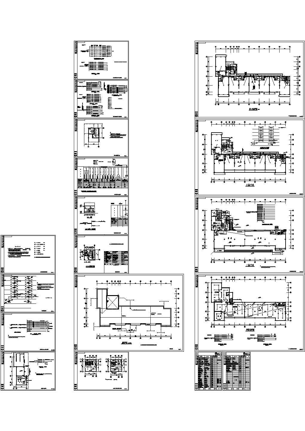 某6层办公楼全套电气cad施工图