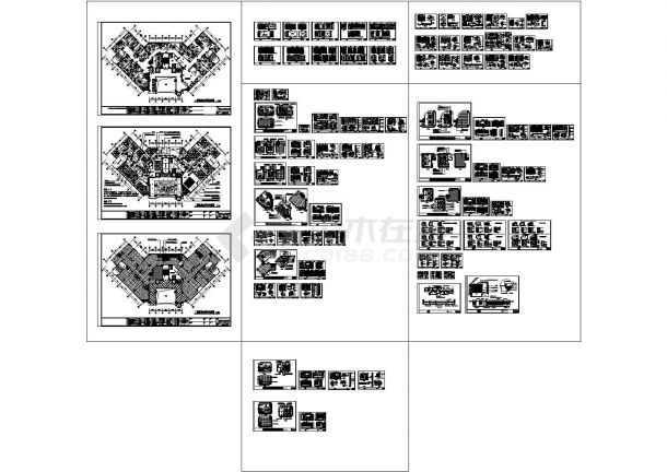 某假日酒店夜总会装修设计施工图-图二