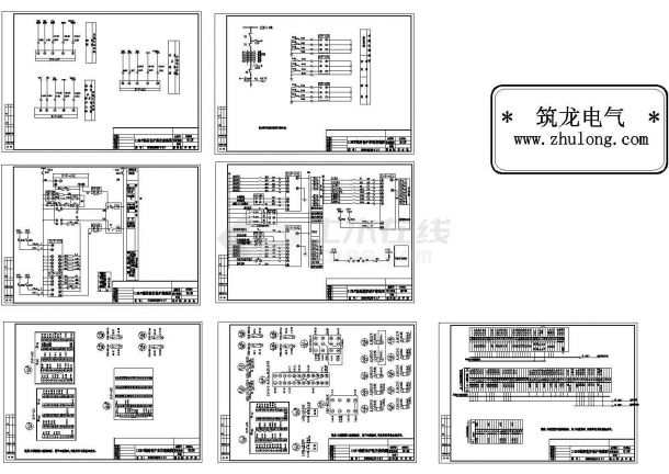 江西110kV变电站全套综合自动化系统图-图二