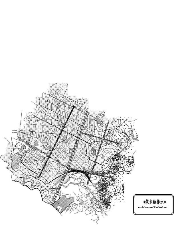 [四川]市政道路给排水管网施工图纸-图二