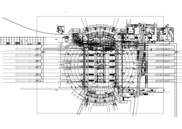 上海铁路站给排水CAD设计施工图纸-图二