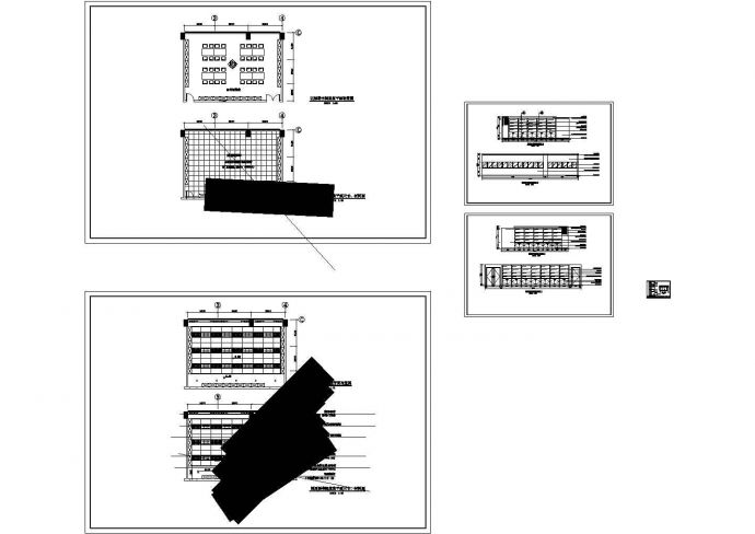 某地区图书阅览室CAD设计参考图_图1