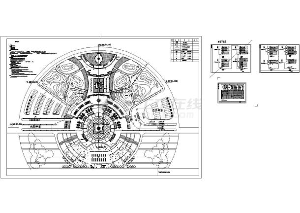 某大型广场电气设计CAD施工图-图一