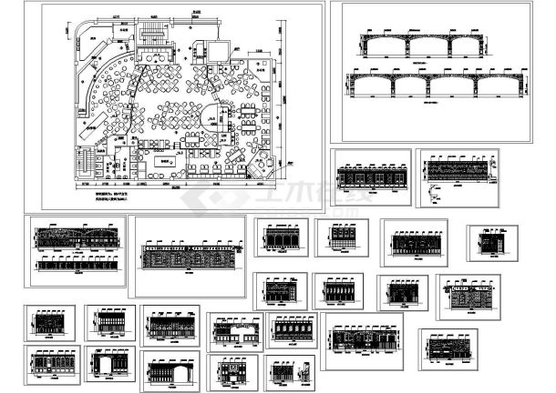某酒吧装修整套设计图-图二