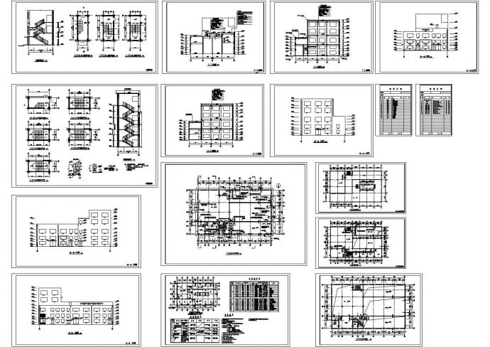 某肥料厂生产车间设计cad全套建筑施工图（甲级院设计）_图1