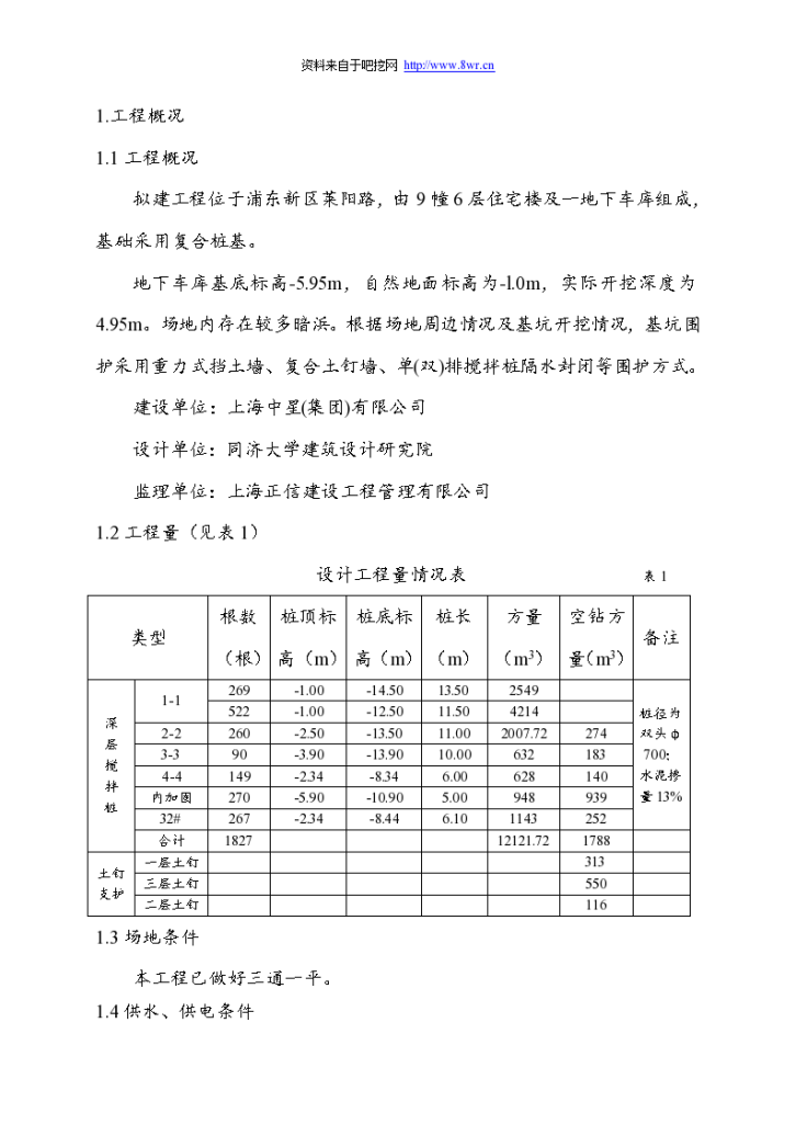 某市围护工程施工方案-图二