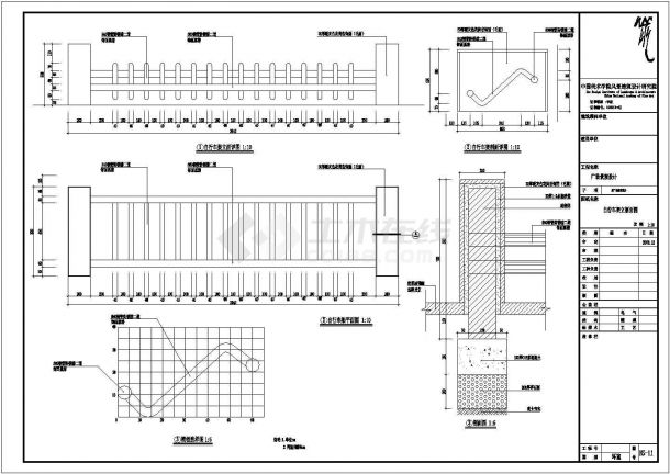 八种生态停车场设计cad施工图-图二