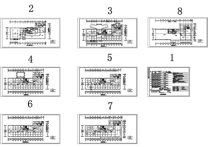 -1+8层某医院电气设计施工图（含设计说明、2个CAD）_图1
