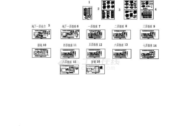 -1+8层某医院电气设计施工图（含设计说明、2个CAD）-图二