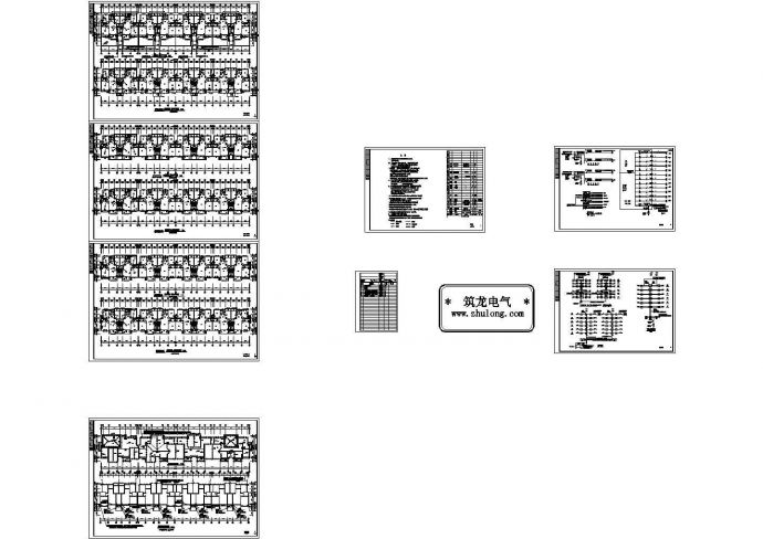 江西某六层住宅楼电气施工CAD图纸，含设计说明_图1