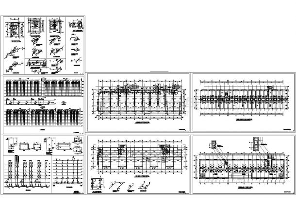 六层跃层商住楼给排水设计cad施工图-图一