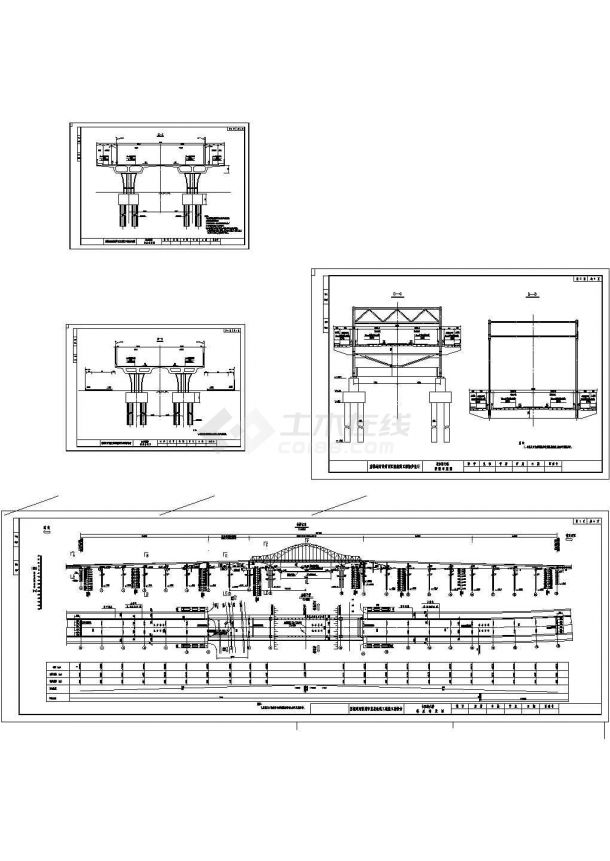 长江路大桥施工图全套-桁架拱桥设计图【89个CAD文件 1DOC 1XLS】-图二