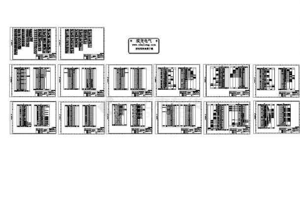 500KVGIS升压站全套电气图纸 (共40张图)-图二
