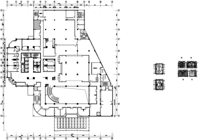 装修图-小餐厅室内立面图【室内立面 4个CAD文件】cad施工图设计_图1