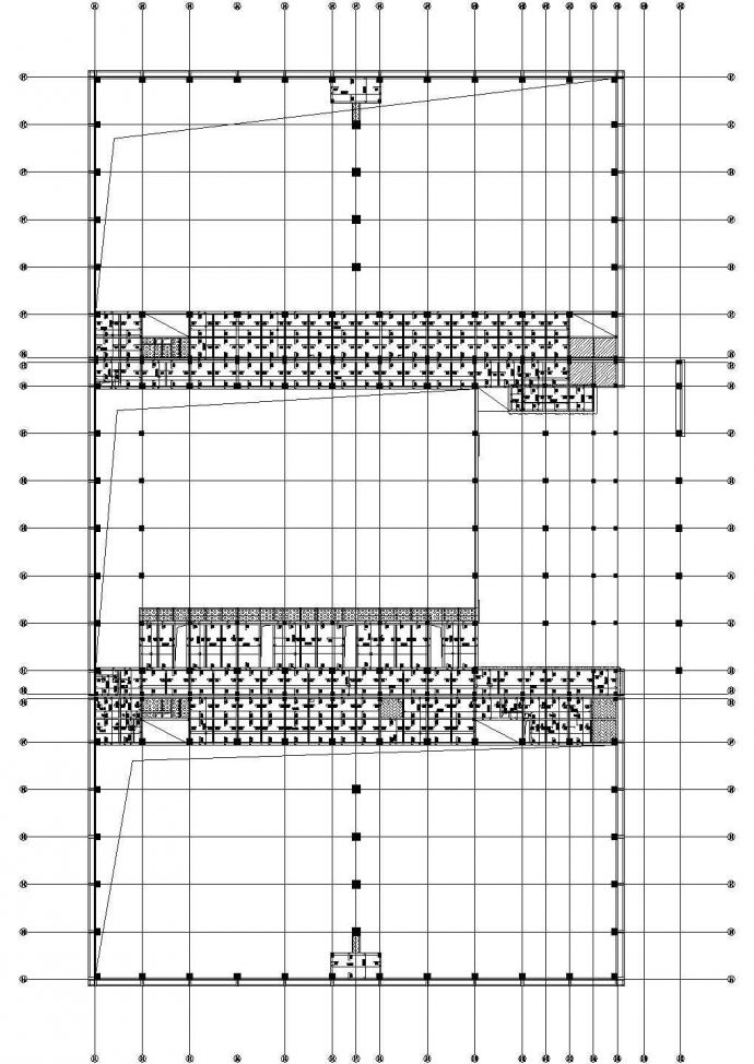 某学校综合训练馆设计cad全套结构施工图（含设计说明）_图1