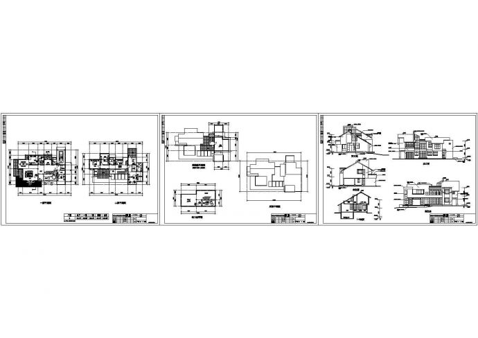某10米二层小别墅建筑设计方案图_图1