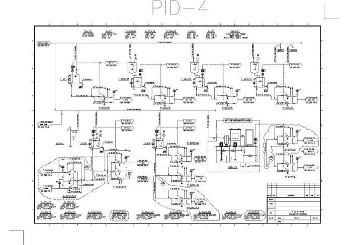 某汽车污水处理厂工艺流程CAD完整节点设计图_图1