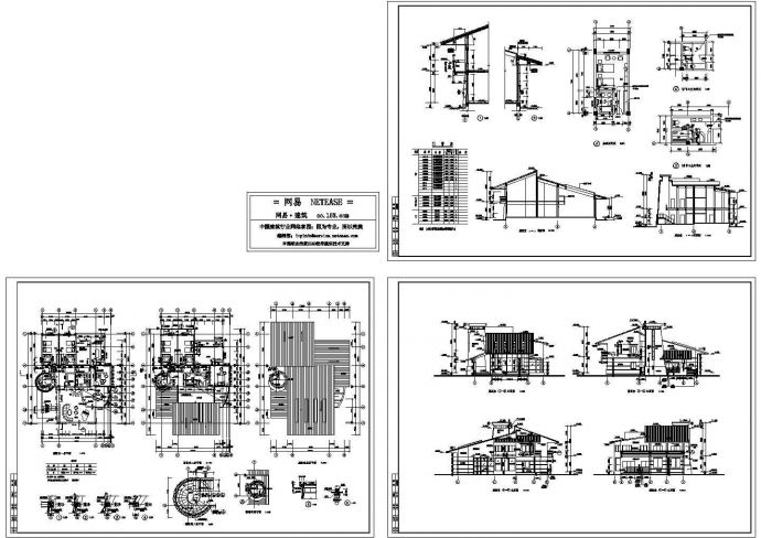 藏式别墅全套建筑设计施工图（标准详细）_图1