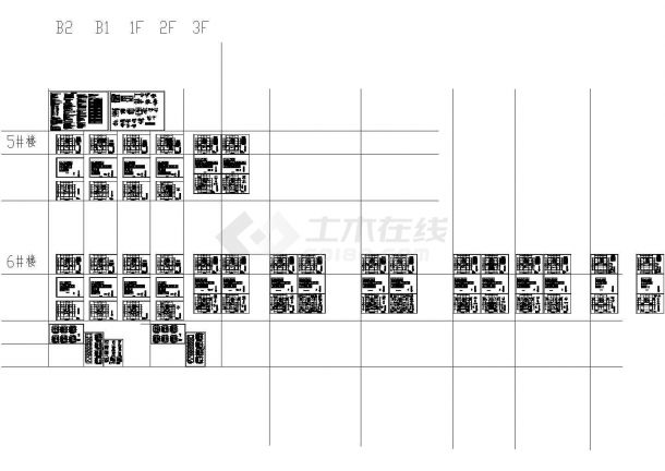 [包头]广场30层剪力墙综合楼结构设计CAD施工图-图一